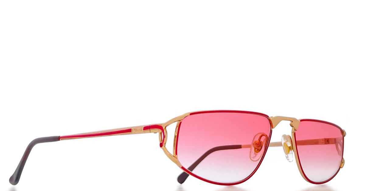 Frilivin - Lunettes De Soleil Dégradé Marron Bleu Doré