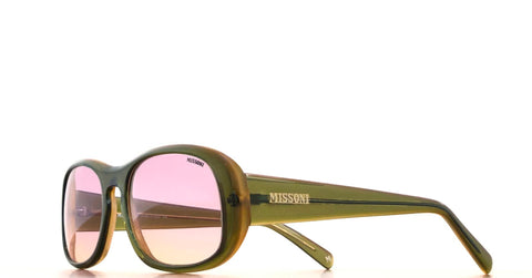 Lunette vintage Missoni acétate vert - Violet/jaune dégradé