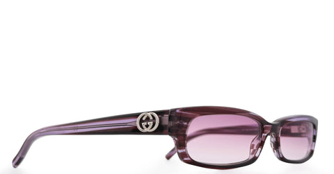 Lunette GUCCI vintage acétate violet rose - Verres violet dégradé