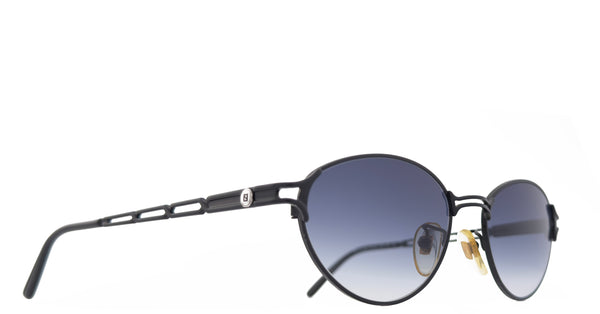 Lunette FENDI vintage oval décors maillons - bleu dégradé