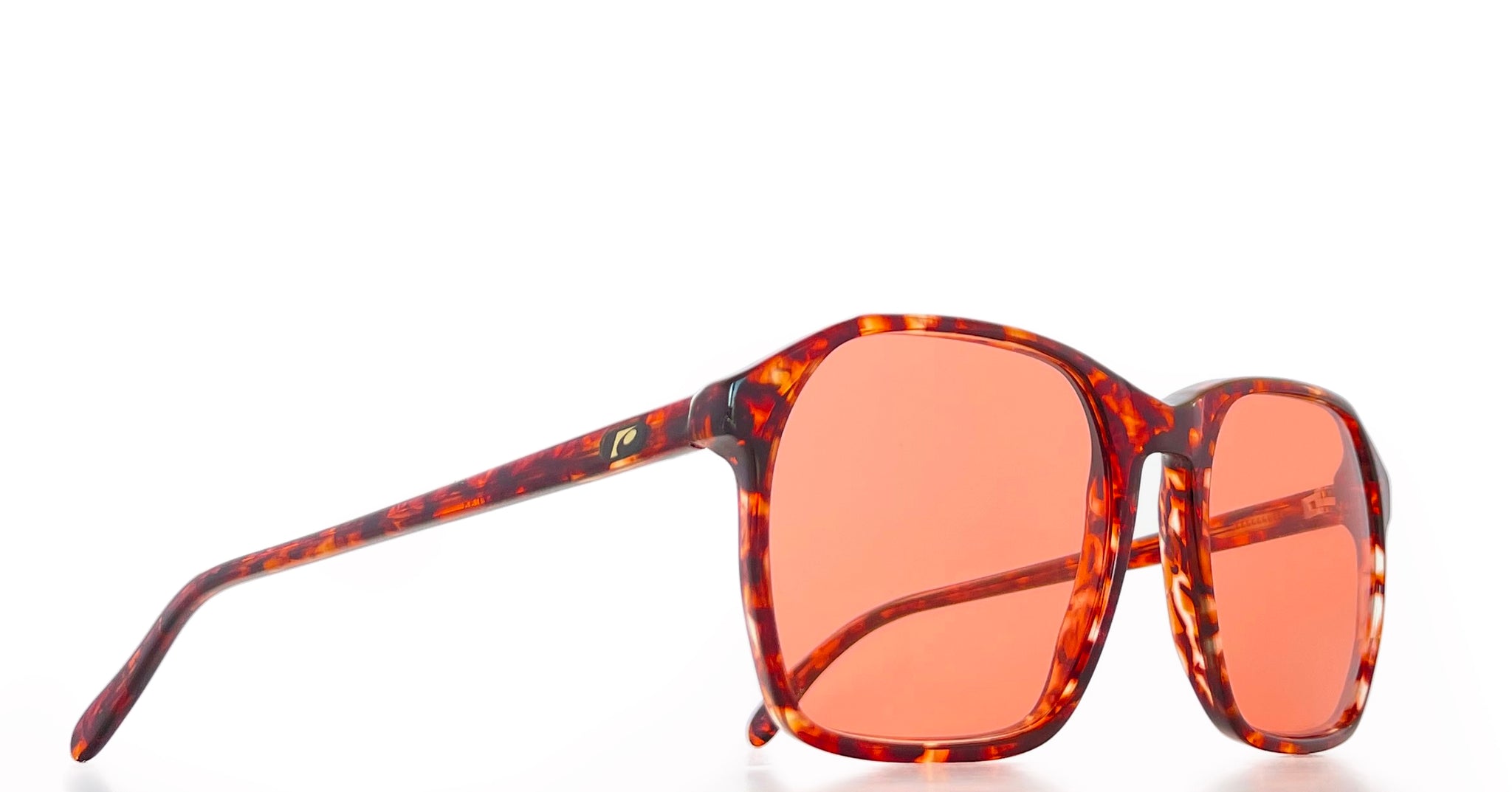 Lunette Personal vintage 90's acétate écaillé / Orange