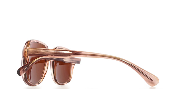 Lunette Hampel vintage acétate made in Germany - Brun