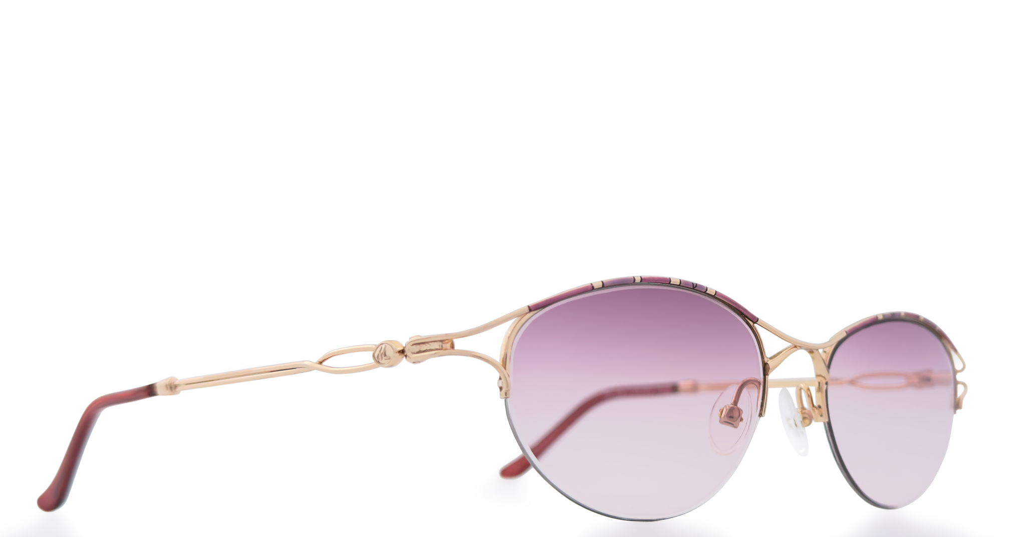 Lunette Molyneux vintage Or nylor - Violet dégradé