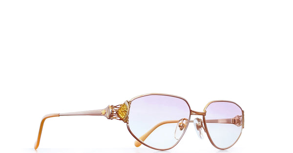 Lunette Orient vintage Or - Rose dégradé