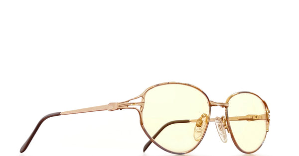 Lunette Meitzner vintage Or / Jaune pâle