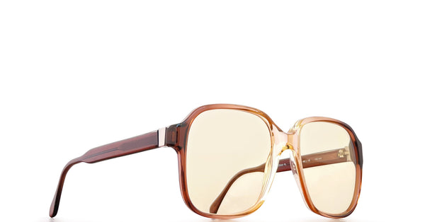 Lunette vintage L'AMY Acétate Marron / Beige