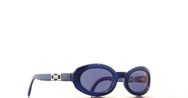 Lunette vintage LAGERFELD acétate bleu