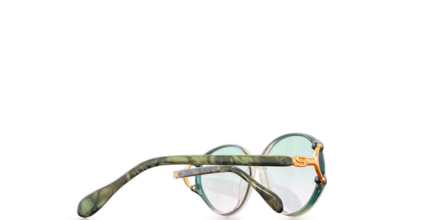 Lunette vintage Silhouette acétate - Vert dégradé