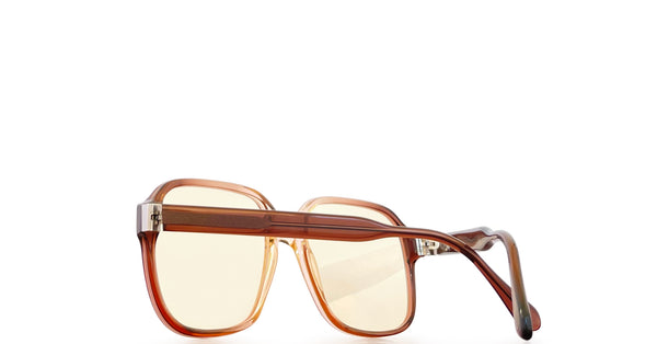 Lunette vintage L'AMY Acétate Marron / Beige