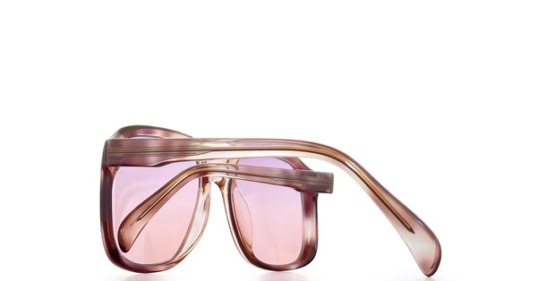 Lunette Actuell Couture vintage acétate écaillé - Mauve dégradé rose