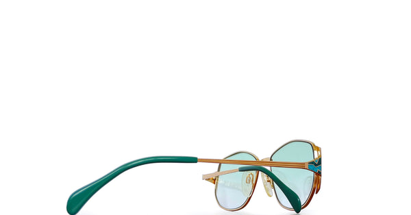 Lunette Renato Balestra vintage Or - Vert dégradé