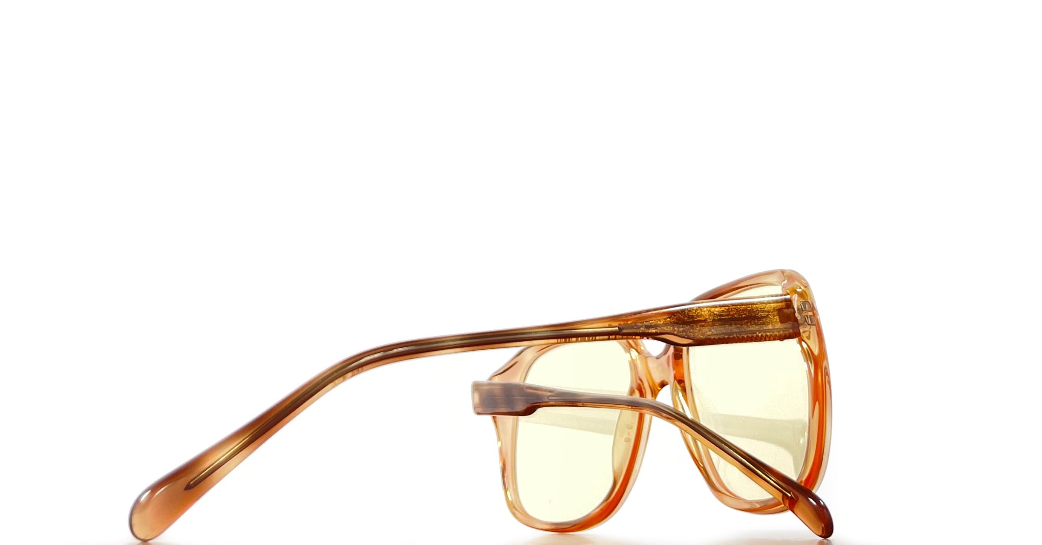 Lunettes De Vue Vintage Safilo 3005/P - Monture Dorée Style Navigateur Aviateur - Occasion En Bon état