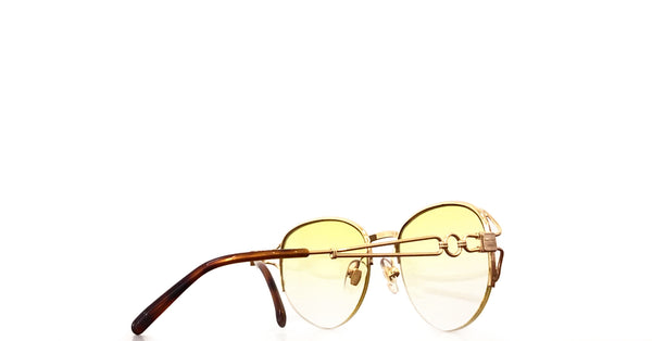 Lunette Henry Jullien vintage nylor doublé Or laminé/ Jaune dégradé