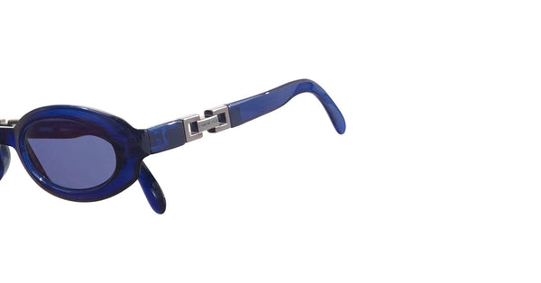 Lunette vintage LAGERFELD acétate bleu